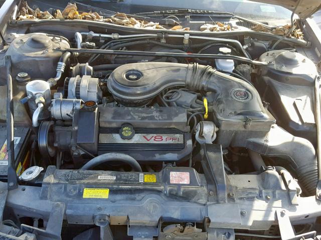 1G6EL12B5PU619006 - 1993 CADILLAC ELDORADO GRAY photo 7