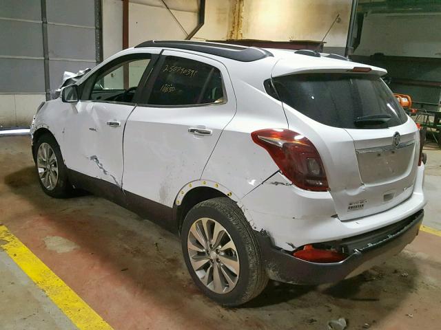 KL4CJASB8HB140452 - 2017 BUICK ENCORE PRE WHITE photo 3