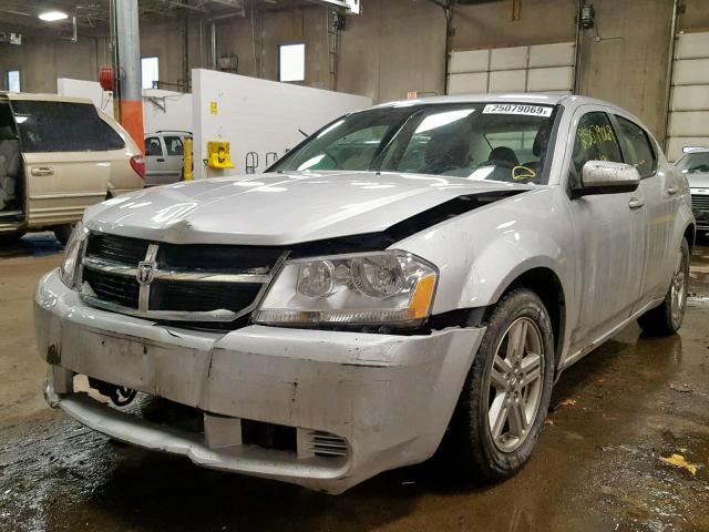 1B3CC1FB8AN218535 - 2010 DODGE AVENGER EX WHITE photo 2