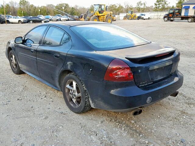 2G2WR524741137559 - 2004 PONTIAC GRAND PRIX BLACK photo 3