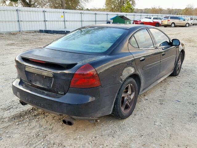 2G2WR524741137559 - 2004 PONTIAC GRAND PRIX BLACK photo 4