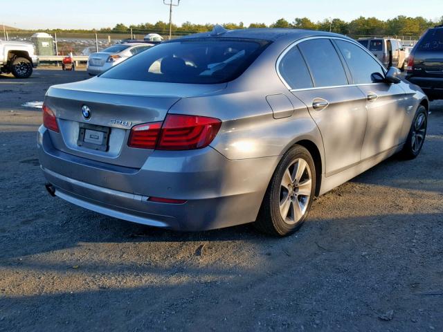 WBAXH5C5XCC595161 - 2012 BMW 528 XI GRAY photo 4