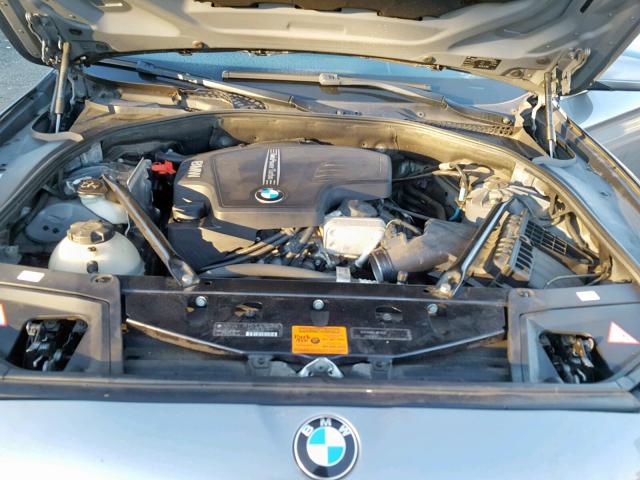 WBAXH5C5XCC595161 - 2012 BMW 528 XI GRAY photo 7