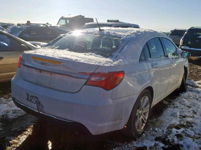 1C3CCBAB5DN733044 - 2013 CHRYSLER 200 LX WHITE photo 4