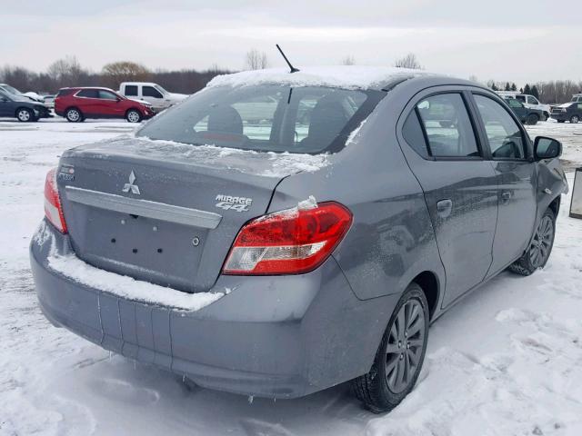 ML32F3FJ4JHF05668 - 2018 MITSUBISHI MIRAGE G4 GRAY photo 4