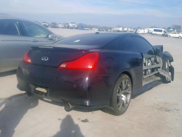 JN1CV6EK0BM211015 - 2011 INFINITI G37 BASE BLACK photo 4