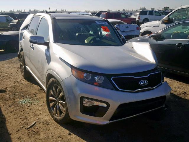 5XYKWDA29DG391664 - 2013 KIA SORENTO SX SILVER photo 1