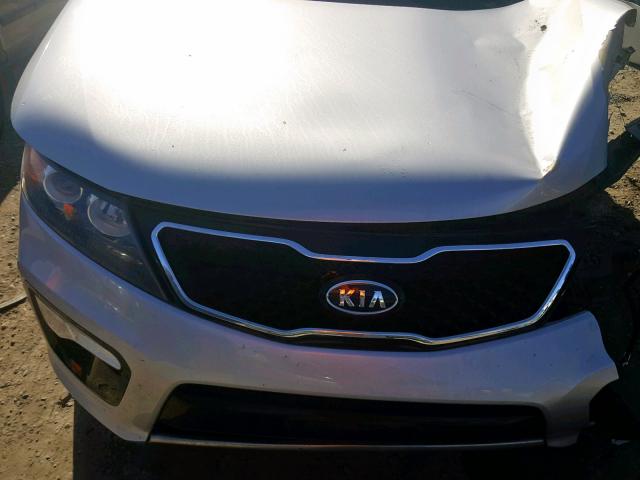 5XYKWDA29DG391664 - 2013 KIA SORENTO SX SILVER photo 7