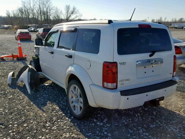 1D8GT58688W147446 - 2008 DODGE NITRO R/T WHITE photo 3