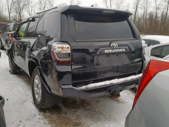 JTEBU5JR3G5299516 - 2016 TOYOTA 4RUNNER SR Czarny zdjęcie 3