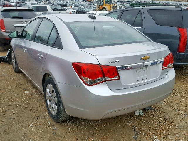 1G1PA5SH9F7236859 - 2015 CHEVROLET CRUZE LS SILVER photo 3