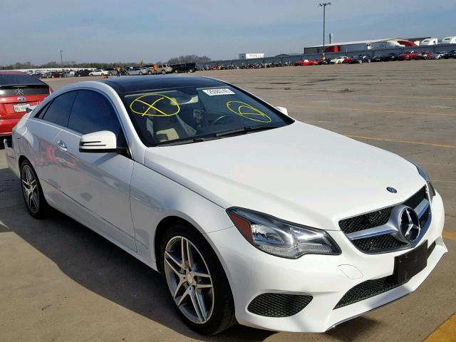 WDDKJ5KB1EF238838 - 2014 MERCEDES-BENZ E 350 WHITE photo 1