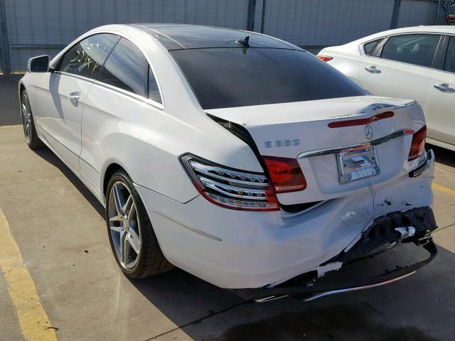 WDDKJ5KB1EF238838 - 2014 MERCEDES-BENZ E 350 WHITE photo 3