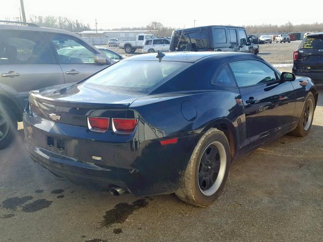 2G1FA1E38C9117117 - 2012 CHEVROLET CAMARO LS BLACK photo 4