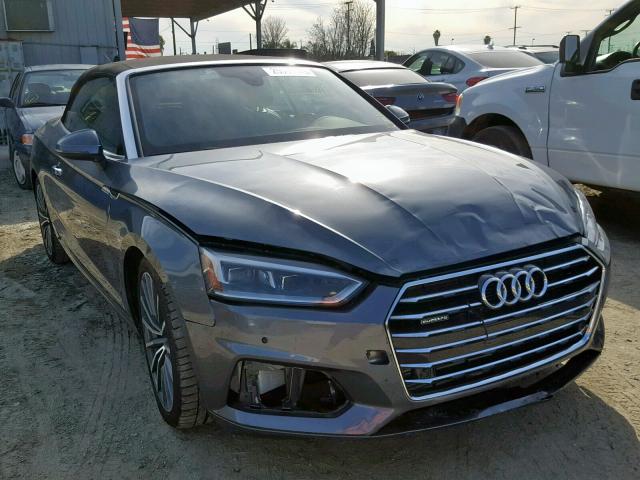 WAUYNGF51JN003751 - 2018 AUDI A5 PREMIUM GRAY photo 1