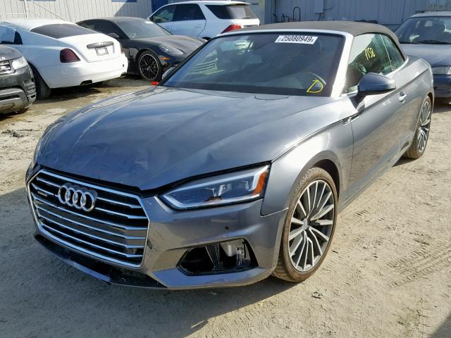 WAUYNGF51JN003751 - 2018 AUDI A5 PREMIUM GRAY photo 2