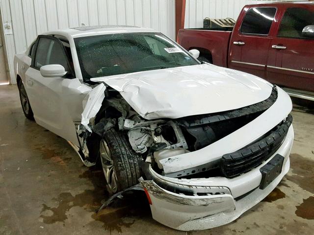 2C3CDXHGXGH140630 - 2016 DODGE CHARGER SX WHITE photo 1