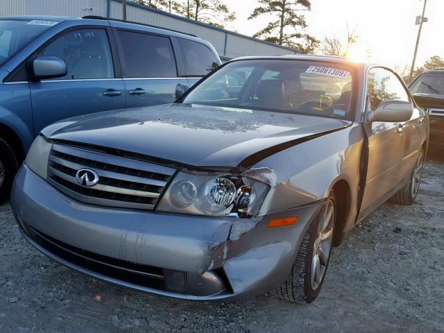 JNKAY41E13M002317 - 2003 INFINITI M45 GRAY photo 2