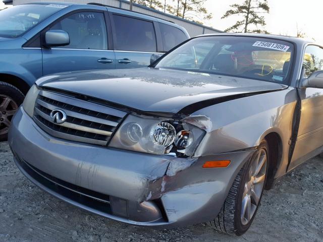 JNKAY41E13M002317 - 2003 INFINITI M45 GRAY photo 9