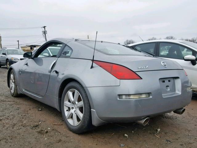 JN1AZ34E94T051232 - 2004 NISSAN 350Z COUPE GRAY photo 3