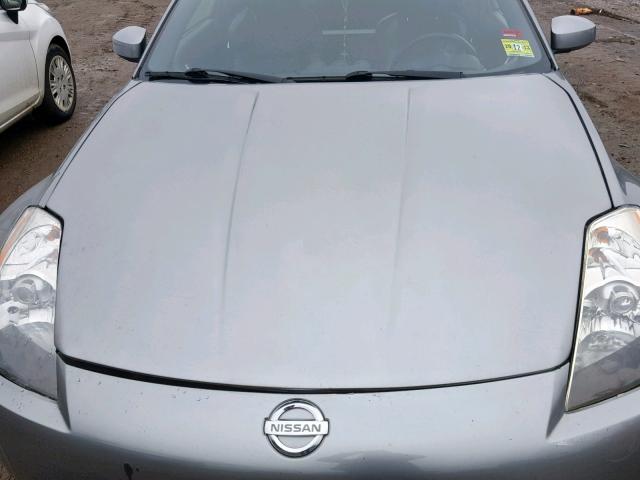 JN1AZ34E94T051232 - 2004 NISSAN 350Z COUPE GRAY photo 7