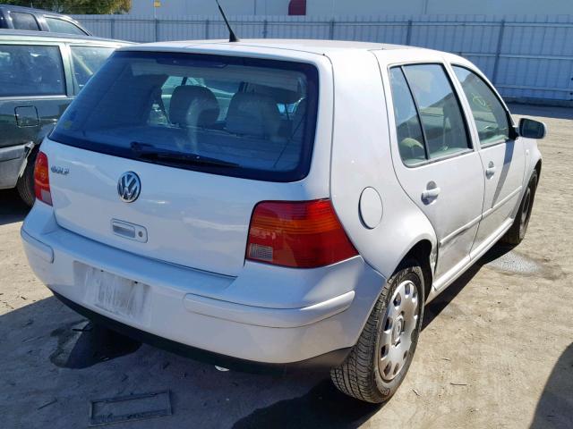 9BWFL61J844003910 - 2004 VOLKSWAGEN GOLF GL WHITE photo 4