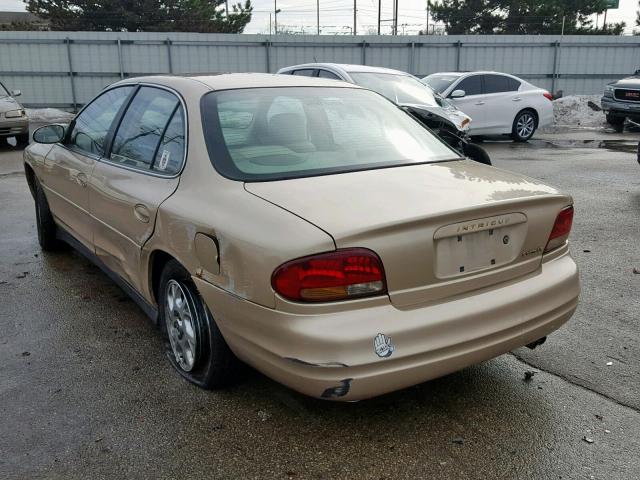 1G3WS52H02F232912 - 2002 OLDSMOBILE INTRIGUE G GOLD photo 3