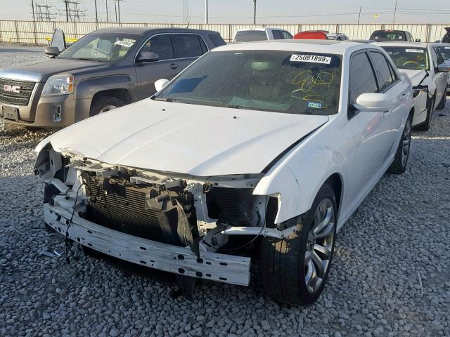 2C3CCABG8EH380099 - 2014 CHRYSLER 300 S WHITE photo 2