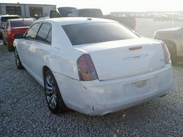 2C3CCABG8EH380099 - 2014 CHRYSLER 300 S WHITE photo 3