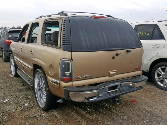 1GKEK13T61J200960 - 2001 GMC YUKON GOLD photo 3