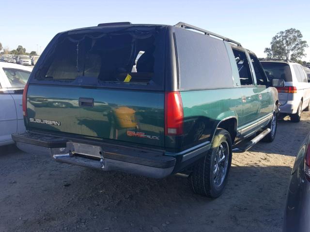 3GKEC16R5TG510115 - 1996 GMC SUBURBAN C GREEN photo 4