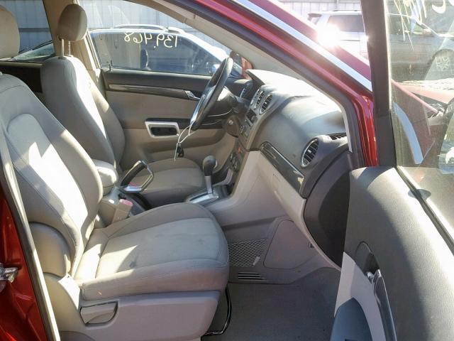 3GSCL33P49S551167 - 2009 SATURN VUE XE RED photo 5
