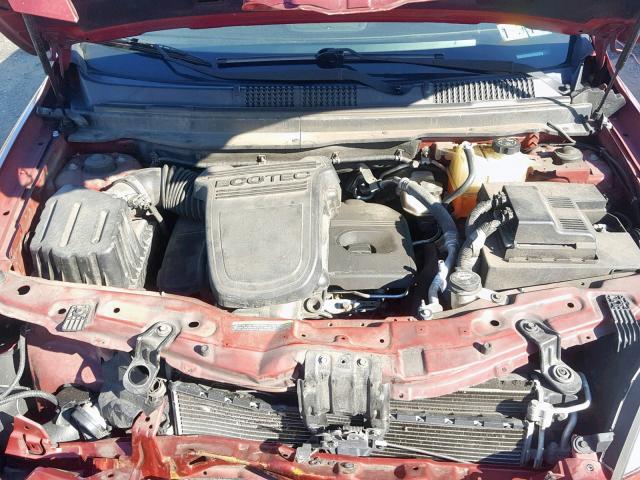 3GSCL33P49S551167 - 2009 SATURN VUE XE RED photo 7