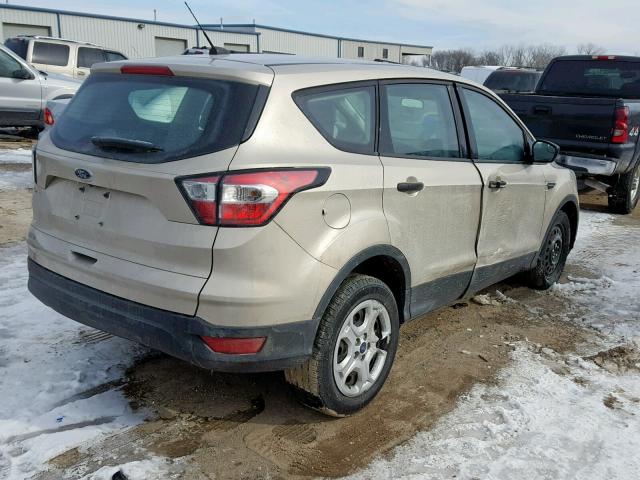 1FMCU0F72JUA04157 - 2018 FORD ESCAPE S BEIGE photo 4