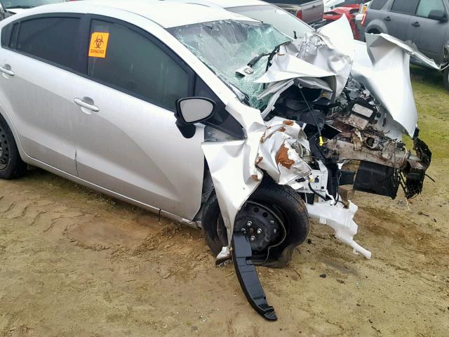 KNADM4A35G6668998 - 2016 KIA RIO LX SILVER photo 9