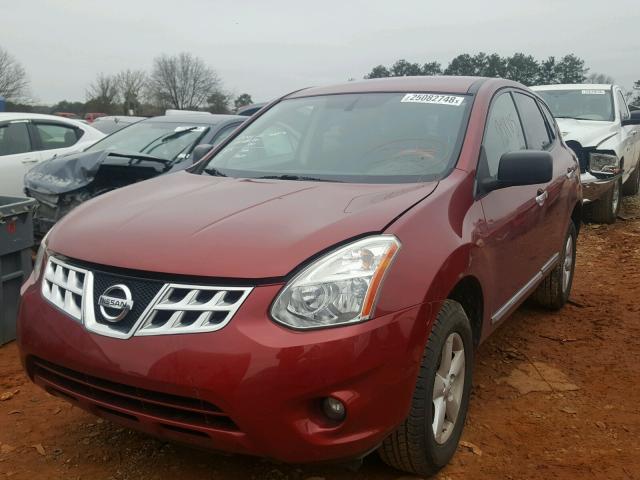 JN8AS5MT1CW278850 - 2012 NISSAN ROGUE S RED photo 2