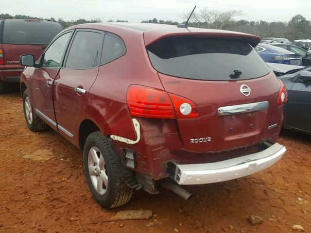 JN8AS5MT1CW278850 - 2012 NISSAN ROGUE S RED photo 3