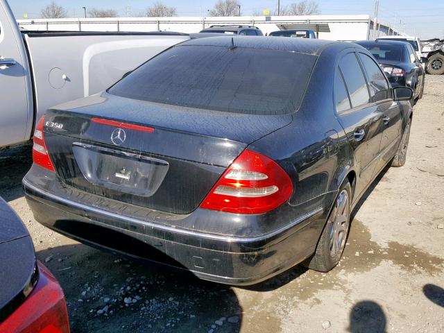 WDBUF56J36A819924 - 2006 MERCEDES-BENZ E 350 BLACK photo 4