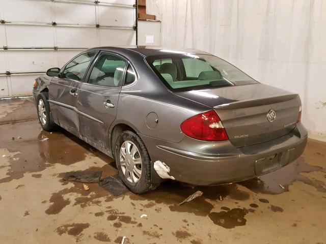 2G4WC532151318860 - 2005 BUICK LACROSSE C GRAY photo 3