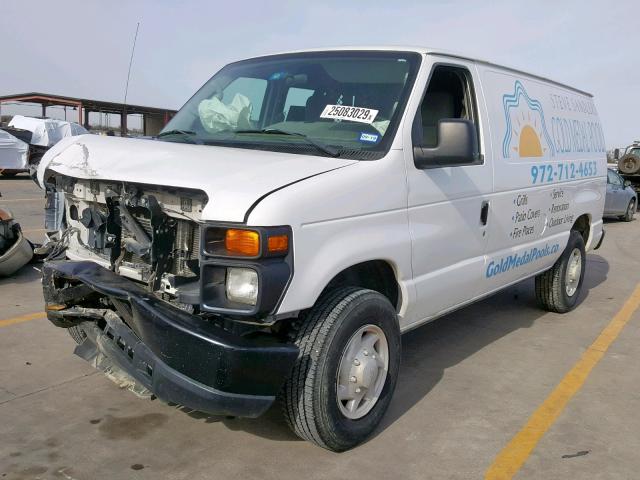 1FTNE14W49DA50627 - 2009 FORD ECONOLINE 白色 照片 2