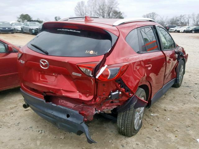 JM3KE2CYXG0836262 - 2016 MAZDA CX-5 TOURI RED photo 4