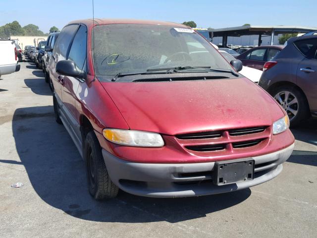 1B4GP54R7XB616323 - 1999 DODGE GRAND CARA RED photo 1