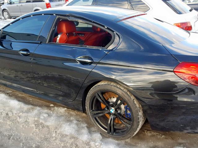 WBS6E9C5XJG808235 - 2018 BMW M6 GRAN CO BLACK photo 9