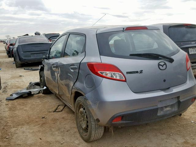 JM1DE1KY6E0178546 - 2014 MAZDA MAZDA2 SPO GRAY photo 3