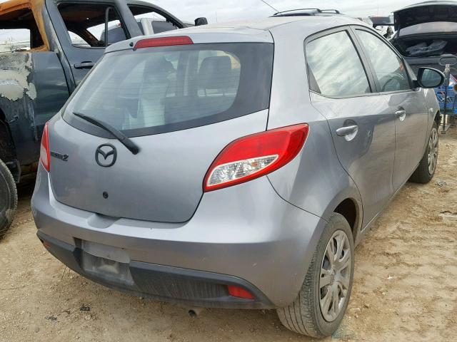 JM1DE1KY6E0178546 - 2014 MAZDA MAZDA2 SPO GRAY photo 4