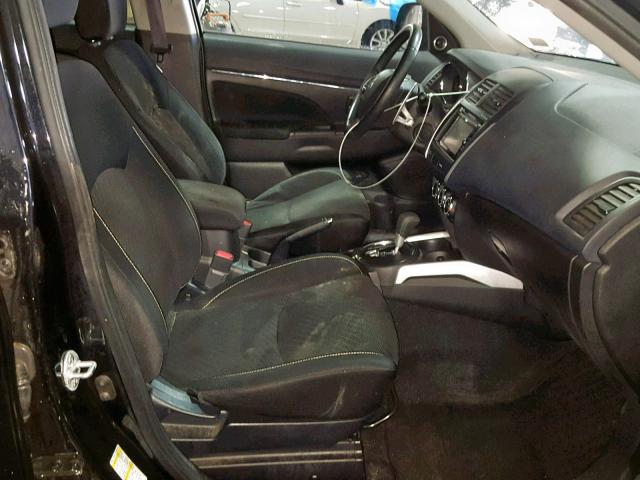 4A4AR4AU2EE011393 - 2014 MITSUBISHI OUTLANDER BLACK photo 5