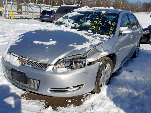 2G1WB5E32G1185552 - 2016 CHEVROLET IMPALA LIM SILVER photo 2