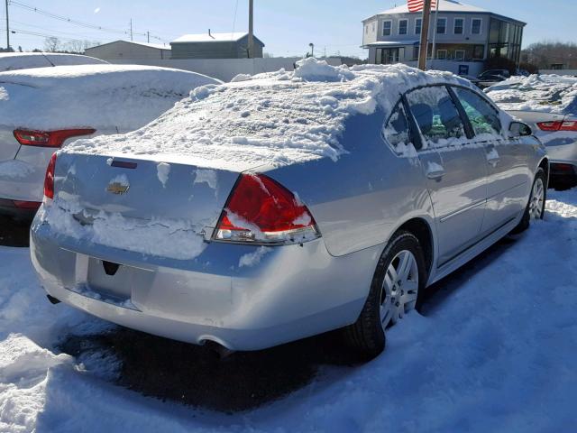 2G1WB5E32G1185552 - 2016 CHEVROLET IMPALA LIM SILVER photo 4