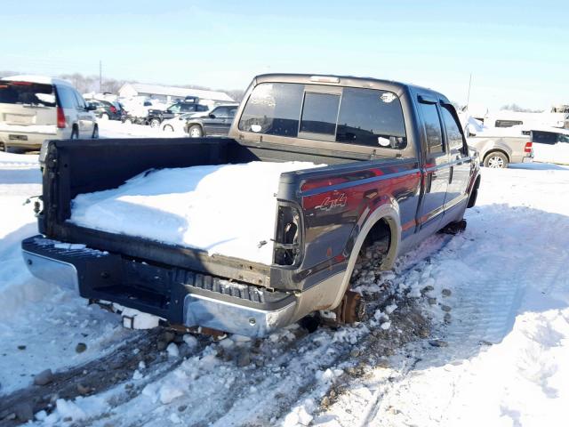 1FTWW31R88ED78279 - 2008 FORD F350 SRW S GRAY photo 4