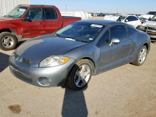 4A3AK24F27E009396 - 2007 MITSUBISHI ECLIPSE GS GRAY photo 2